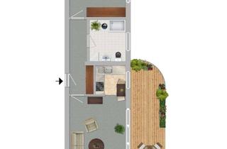 Wohnung mieten in Theodor-Lessing-Straße 20, 14712 Rathenow, Attraktive 2-Zimmer-Wohnung mit Terrasse, Einbauküche und ruhigem Wohnumfeld in Rathenow-Nord