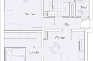 Wohnung mieten in Margarethenstraße 47, 23558 St. Lorenz Süd, 3 Zimmer-Wohnung in ruhiger Lage