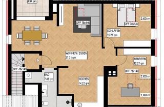 Wohnung mieten in 44265 Dortmund, Hochwertig kernsanierte 3-Zimmer Wohnung mit Dachterrasse