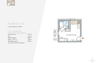 Wohnung mieten in Anton-Bruckner-Str., 91052 Erlangen, Zentrales Neubauapartment für Studierende & Azubis – Strom & Internet inbegriffen WE 19