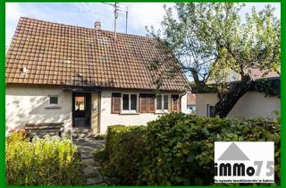 Haus kaufen in 75433 Maulbronn, freistehendes Einfamilienhäusle auf Traumgrundstück in ruhiger Sackgasse