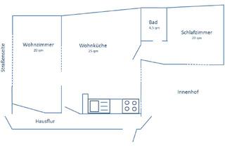 Wohnung mieten in Morsbacher Straße 32a, 52146 Würselen, Helle 1-Zimmer Wohnung (+Wohnzimmer) in Würselen