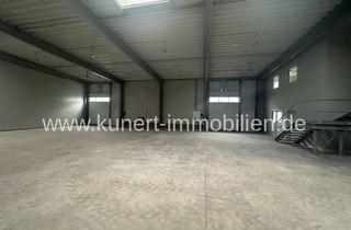 Büro zu mieten in 06112 Büschdorf, Neubau: Attraktive Hallen- / Lagerfläche mit integrierten Büro und 2 Rolltoren, Deckenhöhe 6 m