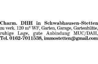 Haus kaufen in 85247 Schwabhausen, DHH in Schwabhausen-Stetten