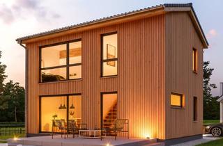 Haus kaufen in St.-Nikolaus-Str., 86934 Reichling, Stilvolles kompaktes Holzhaus in traumhafter Lage südlich von Landsberg