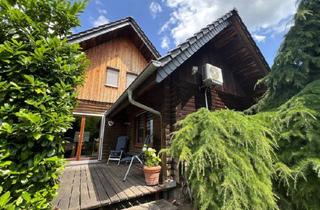 Gewerbeimmobilie kaufen in 63110 Rodgau, Einzigartiges kanadisches Holzblockhaus – repräsentative Gewerbeimmobilie in Rodgau Nieder-Roden