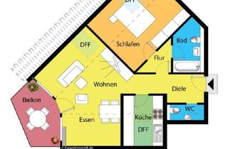 Wohnung kaufen in 01705 Freital, Interessante Dachwohnung mit großem Balkon und perfektem Blick zum Wohlfühlen!