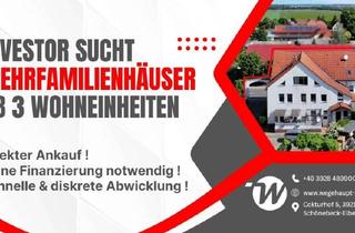 Mehrfamilienhaus kaufen in 39218 Schönebeck, Investor sucht Häuser ab 3 WE | Kein Kredit nötig | Direktkauf mit zügiger, reibungsloser Abwicklung
