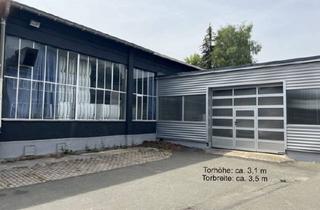 Büro zu mieten in 95028 Hof, Lagerhalle/Werkstatt (ca. 380 m²) - zentrumsnahes Gewerbegebiet in Hof - Kurzzeit-Anmietung möglich
