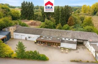 Gewerbeimmobilie kaufen in 66798 Wallerfangen, Wohn- und Gewerbeobjekt mit 4 Wohneinheiten und großen Hallenflächen