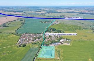 Büro zu mieten in Am Mühlenberg, 18059 Ziesendorf, Lager- und Büro südlich von Rostock, ca. 600 m² Halle inkl. Büro, verkehrsgünstig an der A20