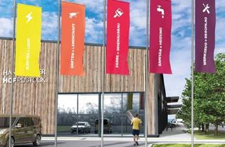 Büro zu mieten in Industriestraße 11, 18069 Rostock, Warmhalle (teilbar), Verkaufs-Großhandelsfläche, Ausstattung nach Mieterwunsch, NEUBAU-ca. 2.473 m²