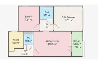 Wohnung kaufen in 82008 Unterhaching, Unterhaching - 3 Zimmer Wohnung in Unterhaching, - mit Stellplatz, von PRIVAT!