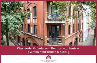 Wohnung kaufen in 21107 Wilhelmsburg, Charme der Gründerzeit, Komfort von heute – 3 Zimmer mit Aufzug