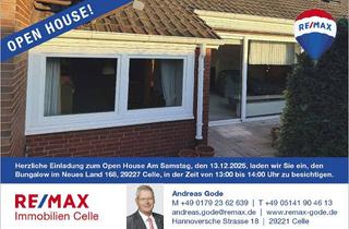 Haus kaufen in 29227 Celle, Ihr neues Zuhause in Westercelle: Liebevoll gepflegter Reihenendhaus-Bungalow! (AG-1020-135)
