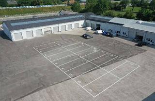 Gewerbeimmobilie mieten in Kamper Wohldweg, 24568 Nützen, große Stellplätze Stellplatz Pendler Parkplatz direkt an der A7 Kaltenkirchen Nützen videoüberwacht