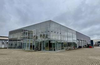 Büro zu mieten in 86842 Türkheim, Repräsentative Gewerbeimmobilie – verglaster Bürotrakt und Hallenflächen (inkl. Hochregallager)