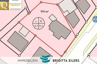 Grundstück zu kaufen in 27283 Verden, Investoren aufgepasst! 954 m² Grundstück in Verden, B-Plan 56 I, 2 Vollgeschosse, GRZ 0,3/GFZ 0,4