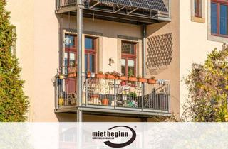 Wohnung kaufen in 01127 Dresden, SUPER GRUNDRISS – HELL & FREUNDLICH – SONNEN-BALKON – WANNENBAD MIT FENSTER