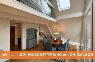 Wohnung kaufen in 65195 Wiesbaden, CHARMANTE 1,5-ZI-MAISONETTE-WOHNUNG ::: Gr. BALKON + LICHTDURCHFLUTET