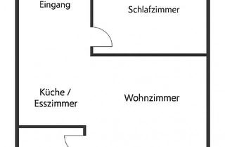 Wohnung mieten in Derdinger Straße, 75015 Bretten, 2 Zimmer Dachgeschosswohnung in Bretten mit Stellplatz