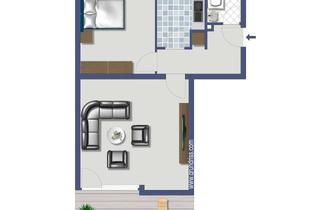 Wohnung mieten in Tiegenhöfer Str. 13, 42489 Wülfrath, Zwei- Zimmer-Wohnung mit Balkon!!