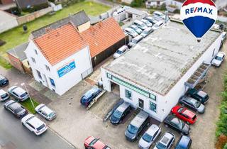 Gewerbeimmobilie kaufen in 39343 Hillersleben, Vielseitiges Gewerbeobjekt mit Werkstatt, Wohn- und Geschäftshaus in Hillersleben