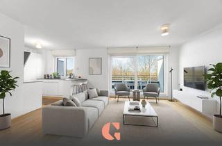Wohnung kaufen in 81675 München, Spektakuläres Dachterrassenhighlight mit Gebirgs- und Parkblick