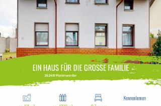 Haus kaufen in 16348 Marienwerder, Marienwerder - Ein Haus für die große Familie +provisionsfrei+sofort verfügbar