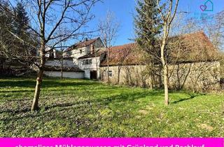 Haus kaufen in 97453 Schonungen, Schonungen - Reserviert - ehemalige Mühle, und großzügiger Grünfläche - Selbstversorger -Land- und Forstwirtschaftliches Anwesen mit 4 Wohnungen, Scheune und Neben