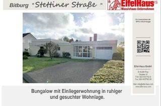 Haus kaufen in Stettiner Straße 6, 54634 Bitburg, Bitburg - Bungalow mit Einliegerwohnung zu verkaufen