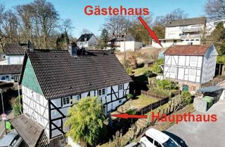 Einfamilienhaus kaufen in 51643 Gummersbach, Gummersbach - Historisches Fachwerkensemble im Herzen von Gummersbach - Einfamilienhaus mit separatem Gästehaus