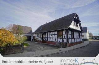 Haus kaufen in 77694 Kehl, Kehl - Interessantes Fachwerkhaus mit viel Platz, Charakter und Potenzial und selten großem Grundstück in Kehl-Neumühl