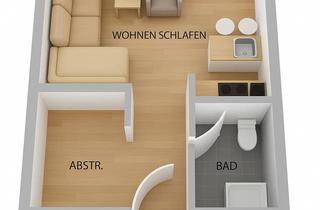 Wohnung kaufen in 01279 Dresden, Dresden - 1-Raum Wohnung in Laubegast - Frei ab 03.2026