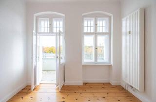 Wohnung kaufen in Gerichtstraße 84, 13347 Berlin, Berlin - Sonnig & bezugsfrei: Weitläufige 3-Zimmer-Gründerzeitwohnung mit Balkon & Loggia - Nähe Humboldthain