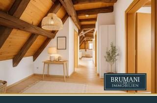 Wohnung kaufen in 79295 Sulzburg, BRUMANI | Lichtdurchflutete DG-Wohnung mit großzügigem Wohnbereich im Denkmalhaus in Sulzburg