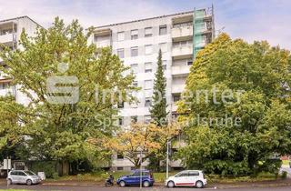 Wohnung kaufen in 76187 Nordweststadt, Wohnen mit Weitblick: 3-Zimmer-Wohnung mit Balkon und Garage in der Karlsruher Nordweststadt