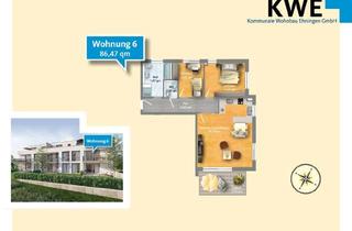 Wohnung kaufen in Rosnestraße 26, 71157 Hildrizhausen, Helle 3-Zimmer-Wohnung im Obergeschoss – ideal für Paare: Wohnung Nr. 6