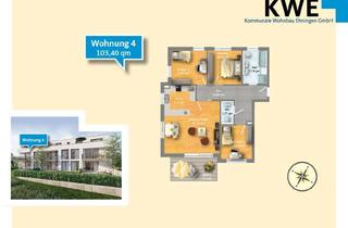 Wohnung kaufen in Rosnestraße 26, 71157 Hildrizhausen, Top geschnittene 4-Zimmer-Wohnung im Obergeschoss – viel Platz für die Familie: Wohnung Nr. 4