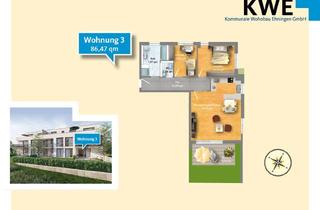 Wohnung kaufen in Rosnestraße 26, 71157 Hildrizhausen, Wohnen im Grünen – 3-Zimmer-Erdgeschosswohnung mit Garten: Wohnung Nr. 3