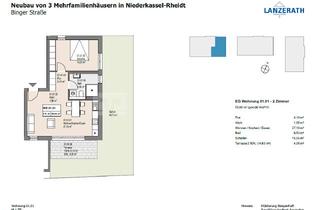 Wohnung kaufen in Binger Straße 48, 53859 Niederkassel, Erdgeschosswohnung mit Garten - Neubau