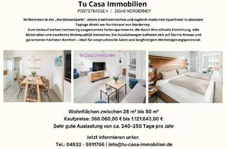 Wohnung kaufen in 26548 Norderney, Premium FeWo Apartment mit Wintergarten top Service in top Lage am Nordstrand