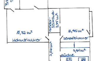 Wohnung mieten in Synagogenstraße, 58452 Witten, Helle 3-Zimmer-Wohnung mit Balkon im 2. OG in Witten