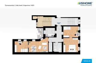 Wohnung mieten in Thomasiusstraße, 06110 Halle, 4-Raumwohnung in zentraler Lage - WE01