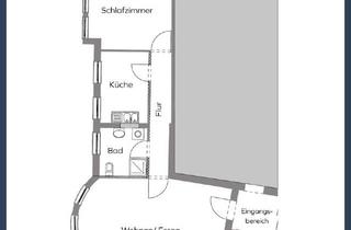 Wohnung mieten in 67269 Grünstadt, Helle, moderne Wohnung mit 2ZKB, 75m² - im 1.OG eines Wohn- und Geschäftshauses in zentraler Lage