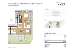 Wohnung mieten in Tiefenbacher Weg 14, 89257 Illertissen, Erstbezug - Hochwertige 3-Zimmer-EG-Wohnung im Neubau mit sonnigem Garten und Stellplätzen