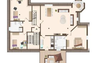 Wohnung mieten in Beethovenstraße 15, 18209 Bad Doberan, Stilvolle 5-Zimmer-DG-Maisonette in zentraler Lage mit Erker, Balkon und zwei Bädern