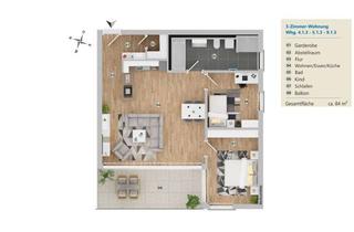 Wohnung mieten in Friedrichshafener Straße 163, 88085 Langenargen, NaturELLA Familienfreundliche 3 Zimmer - Wohnung