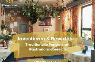 Gewerbeimmobilie kaufen in 07937 Zeulenroda-Triebes, ***Neuer Preis!*** Investieren & Bewirten: Traditionelle Pension mit Gastronomiebereich