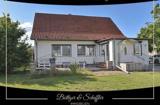 Einfamilienhaus kaufen in 14712 Rathenow, Einfamilienhaus mit multifunktionalem Nebengelass + Werkstatthalle